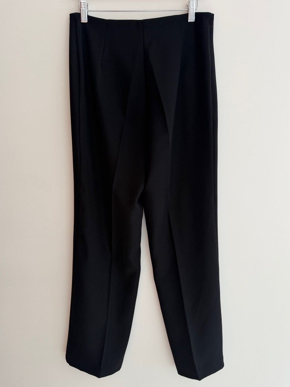 JOSEPH RIBKOFF Classic Black Trouser Front Zip Tailored Elegant Versatile Travel